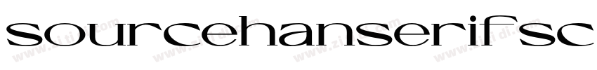 sourcehanserifsc ext字体转换